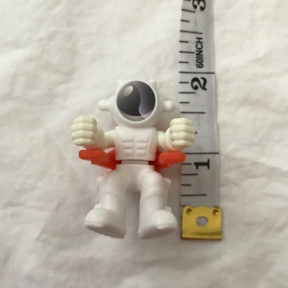 Astronaut Orange White Jetpack Figure Collectible - Picture 2 of 7